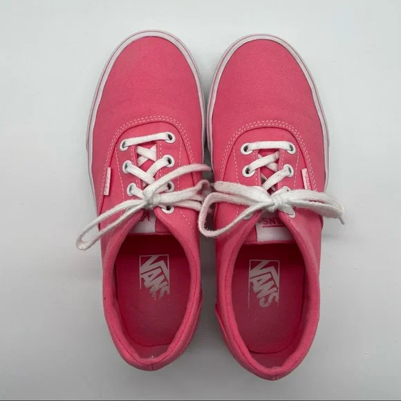 Vans Off the Wall pink sneakers in women’s size 7.5 - Picture 2 of 11